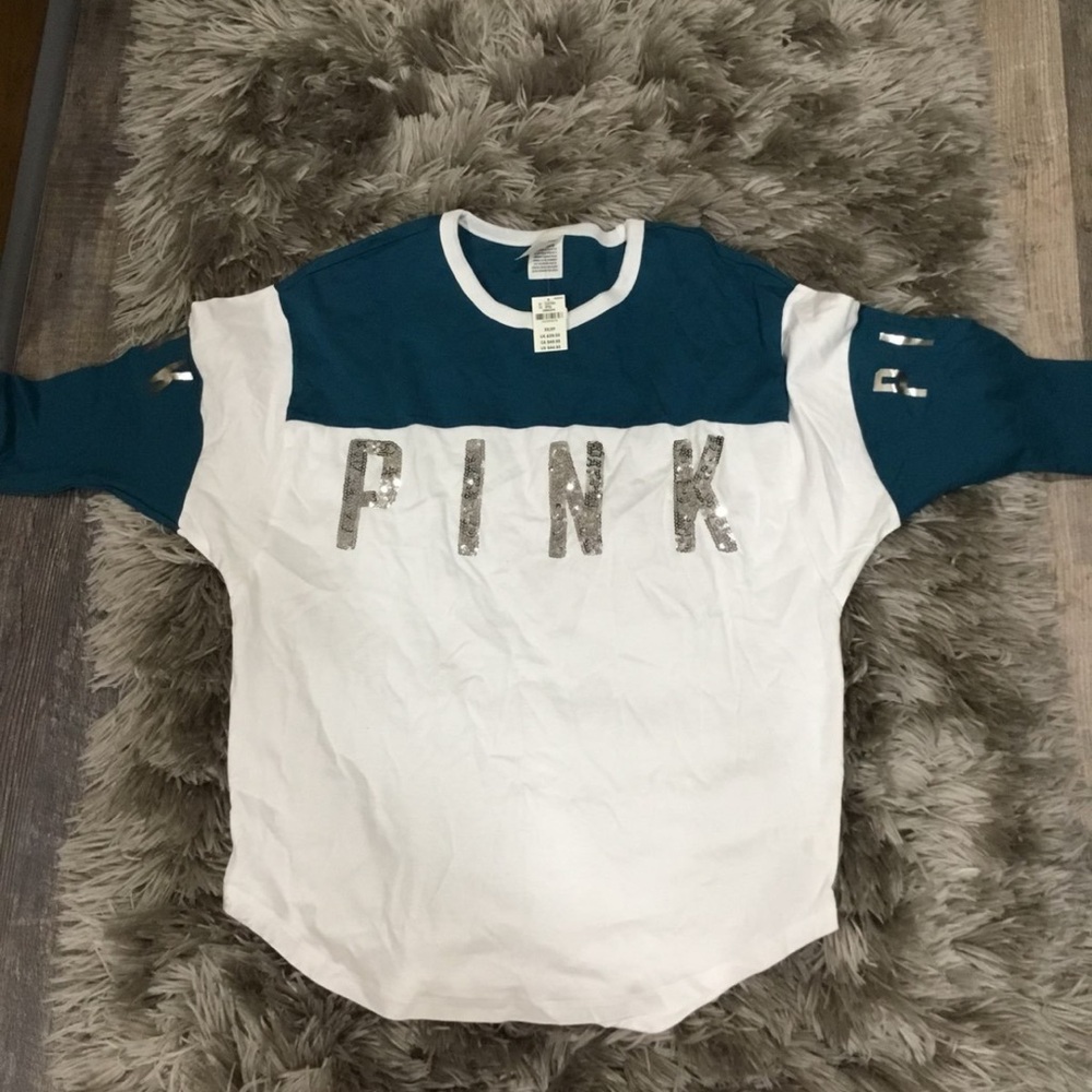 Pink Victoria’s Secret top xsmall